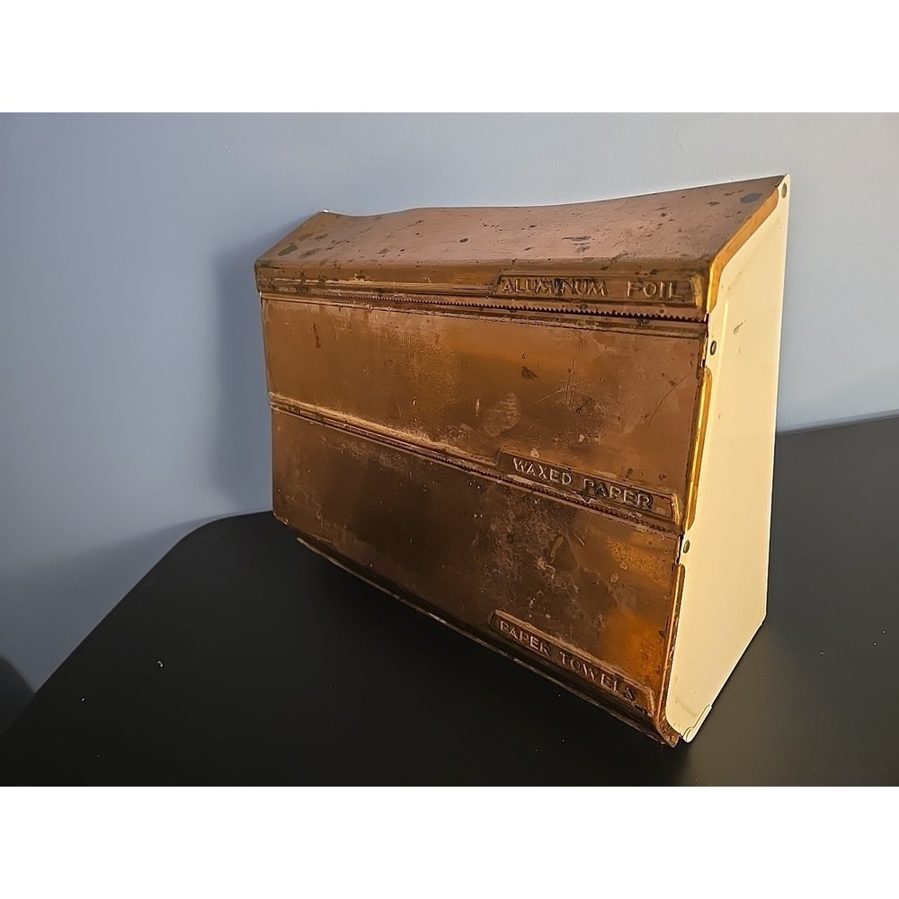 1950s‎ Lincoln Beautyware CU Dispenser For Waxed Paper Towel Aluminum Foil Wrap